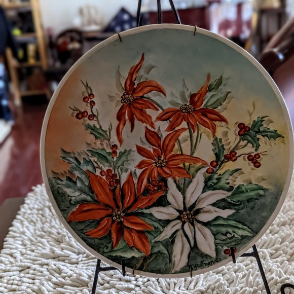 Alka Kunst Bavaria hand painted plate made in Western Germany - Picture 13 of 13